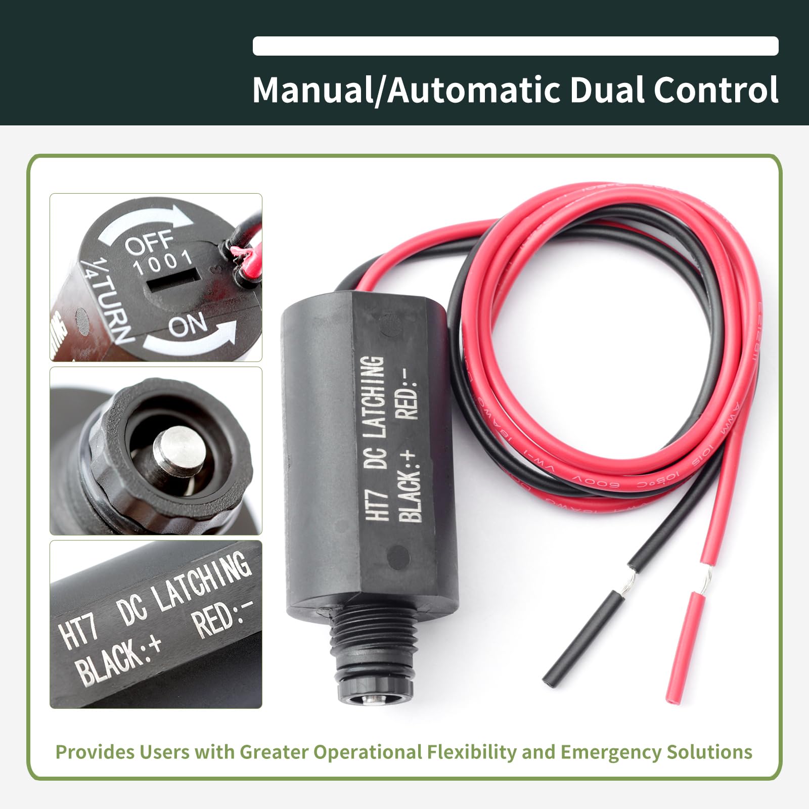 Nuova valvola a solenoide di ricambio 458200 DC per sistemi di irrigazione Hunter per controller ibridi NODE NODE NODE-BT XC Hybrid da 9 V DC (2 pezzi)
