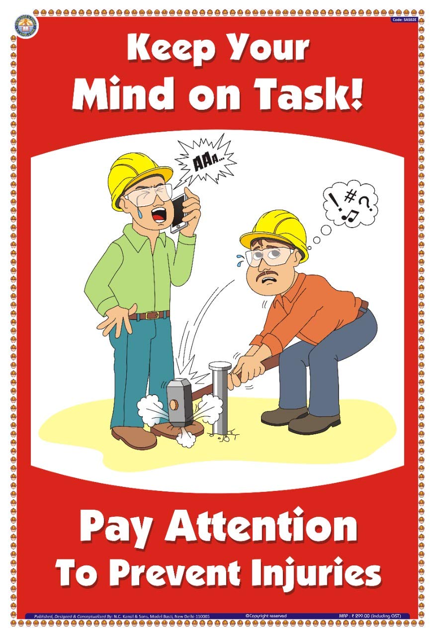 Buy TeachingNest Mind on Task English 33x48 cm Accidental