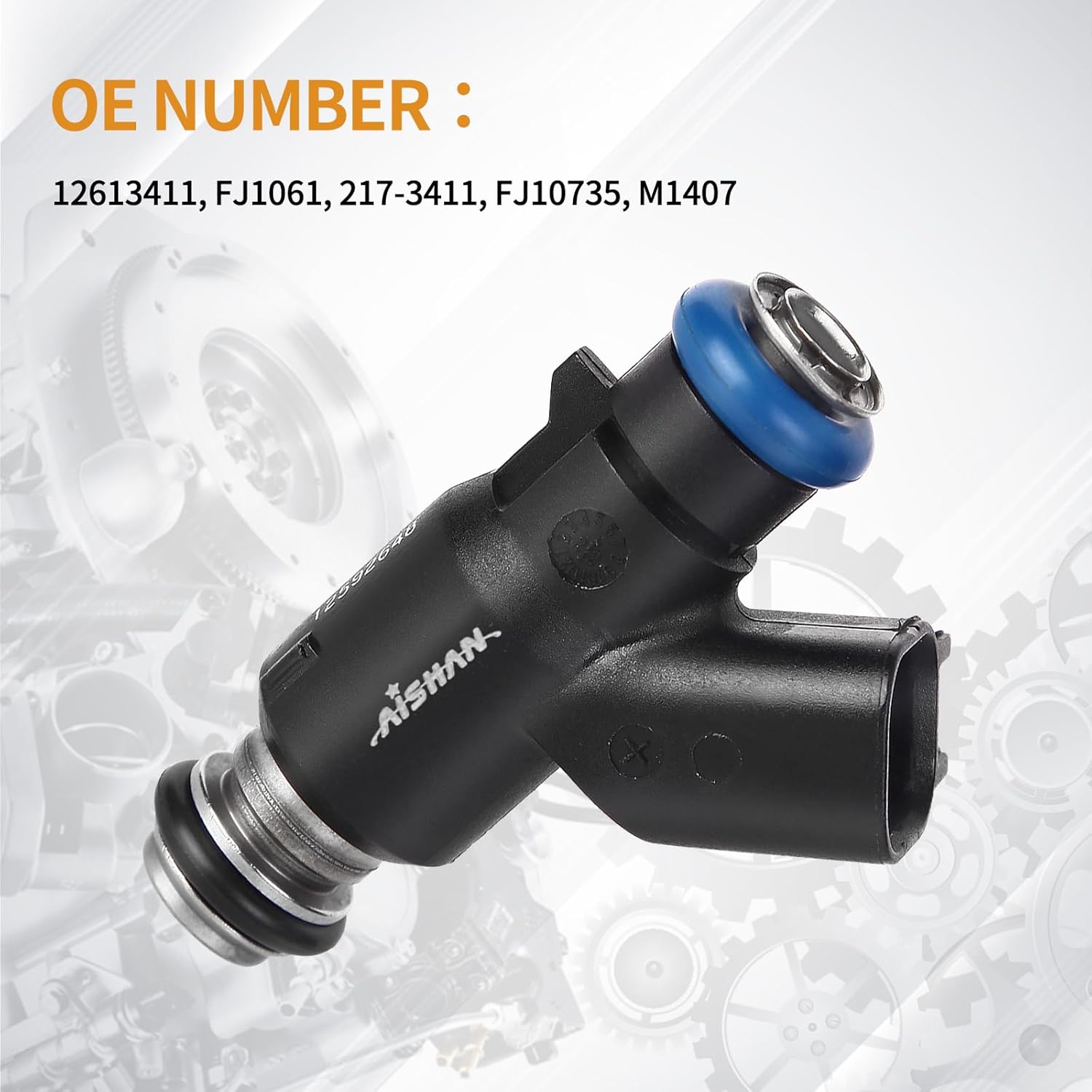 8PCS Fuel Injectors 4 Holes Compatible with Chevy Avalanche Colorado Tahoe Express Silverado Suburban 1500, for GMC Canyon Savana Sierra Yukon XL 1500, for Cadillac Escalade Replace 12613411