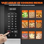 Empava Au-dessus de la gamme Four à micro-ondes avec contrôle de touche d'écran, 1000 watts, 300 CFM Venture et cuisson des capteurs en acier inoxydable, EMPV-30OTR01, Argent de cuisson de capteur, menus automatiques, 2-speed 300 CFM ventilateur d'aération, 10 niveaux de puissance, fonction de platine, br