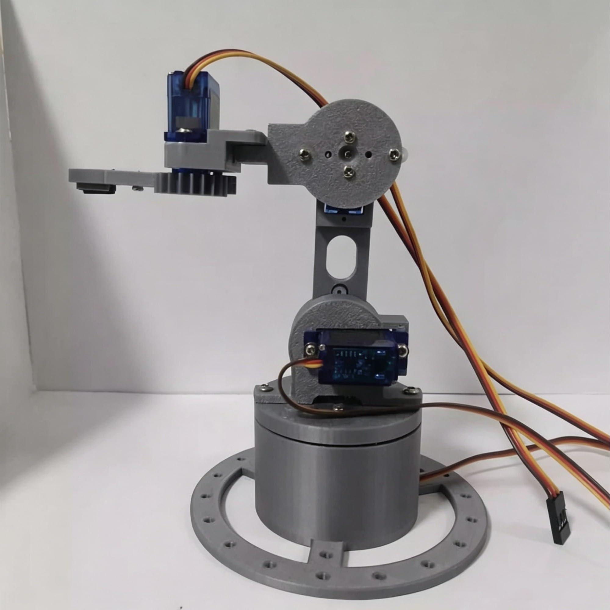 Artiglio Meccanico Servo 4,5V‑6V Braccio Robotico Stampa 3D per Progetti Fai‑da‑Te Robot
