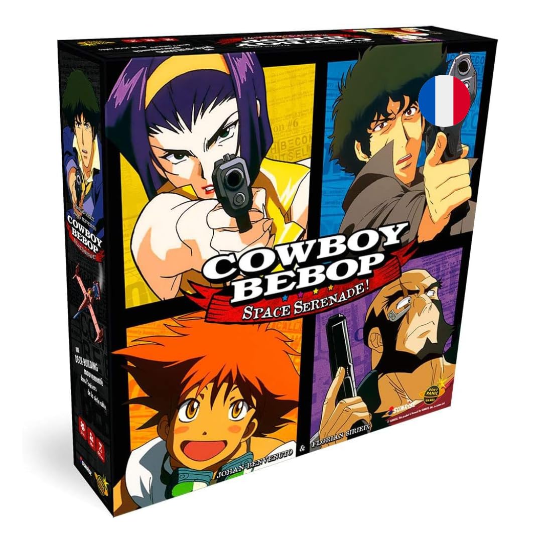 Don't Panic Games | Cowboy Bebop: Space Serenade | Gra planszowa | Od 14 lat | 2-4 graczy | 60 minut