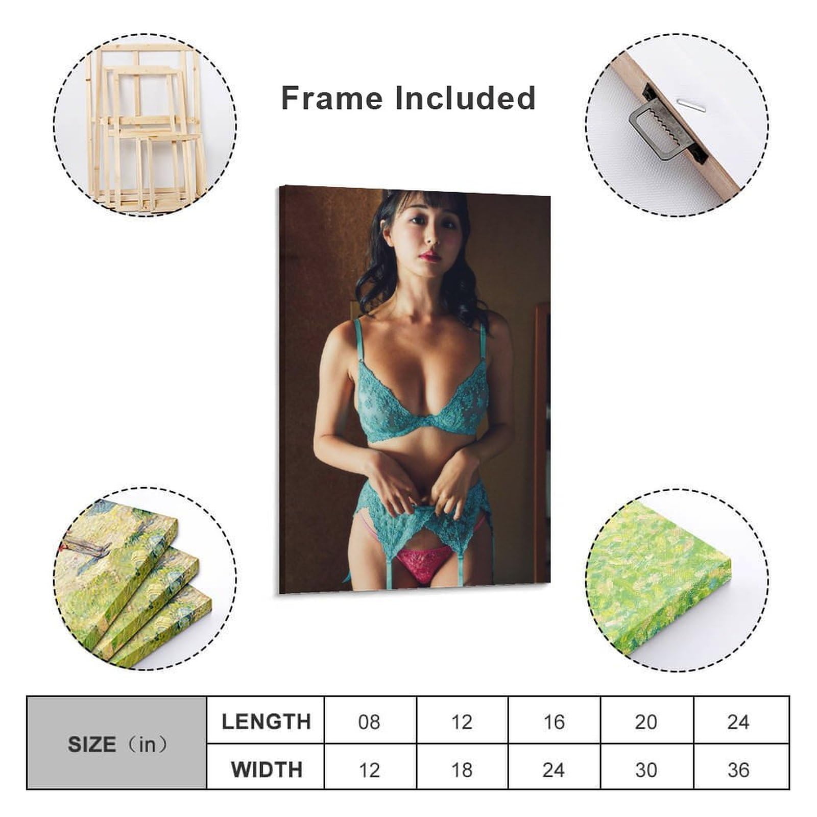 Amazon.co.jp: くりえみポスター画像下着かわいいセクシー清純写真水着 