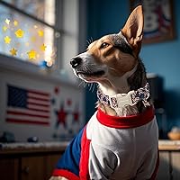 Vista 148 de Aring Pet Collar de algodón, ligero y ajustable, con hebilla de liberación rápida para perros pequeños, medianos y grandes, para cachorros, XS