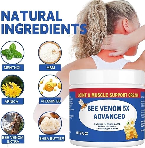 Miniatura 3 de Zealand Bee Venom Serum Gel profesional para articulaciones, músculos, crema de huesos, liberación rápida 24 horas, calmante potente para espalda,