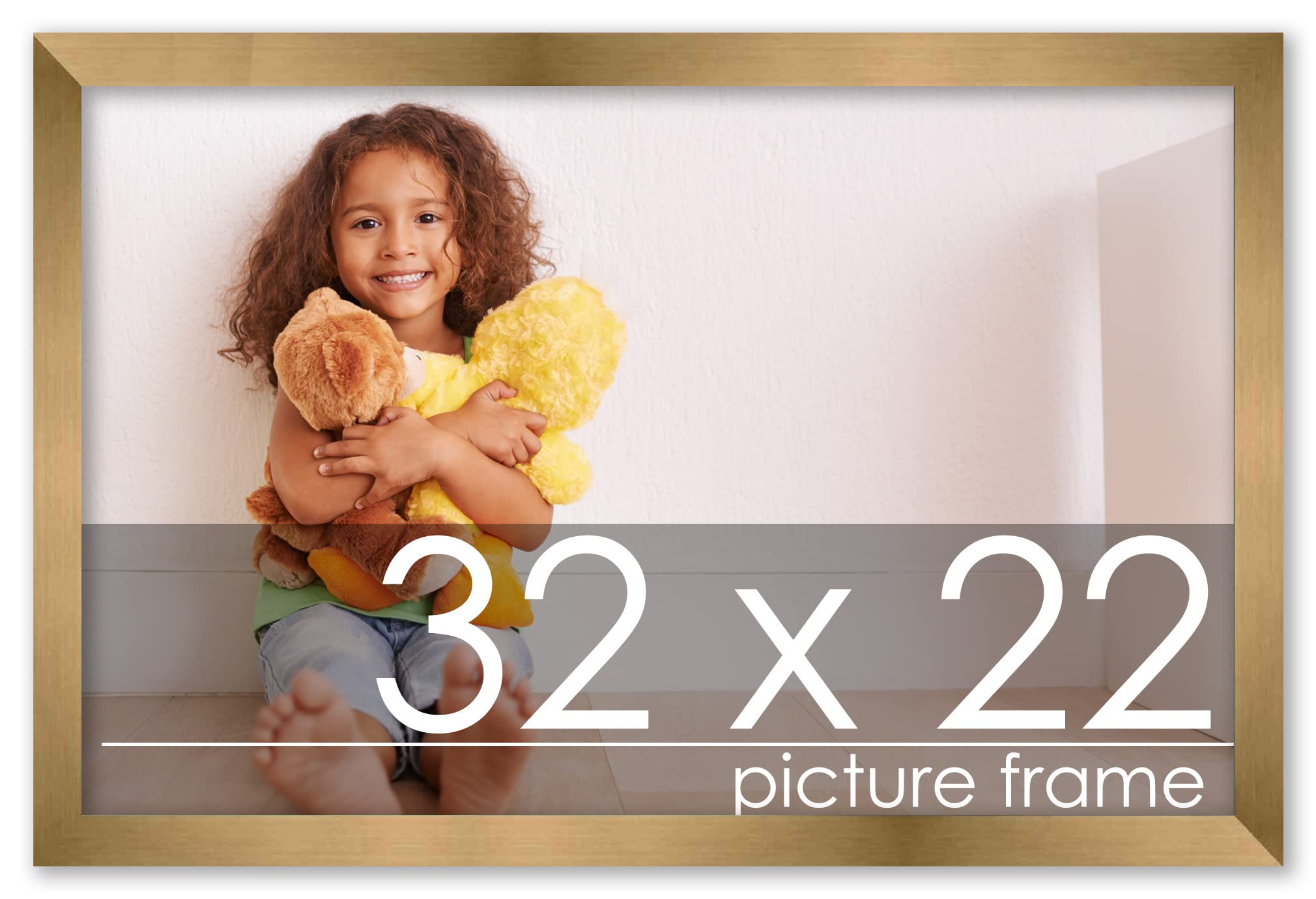 Amazon.com - Poster Palooza 32x22 Frame Gold Bronze Solid Wood