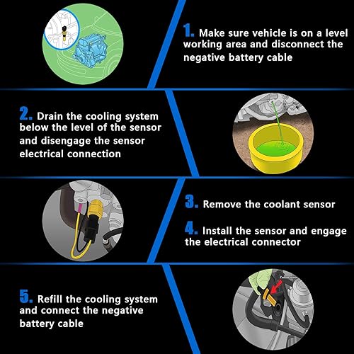 Miniatura 6 de OTUAYAUTO 15326388 Sensor de temperatura de agua de repuesto