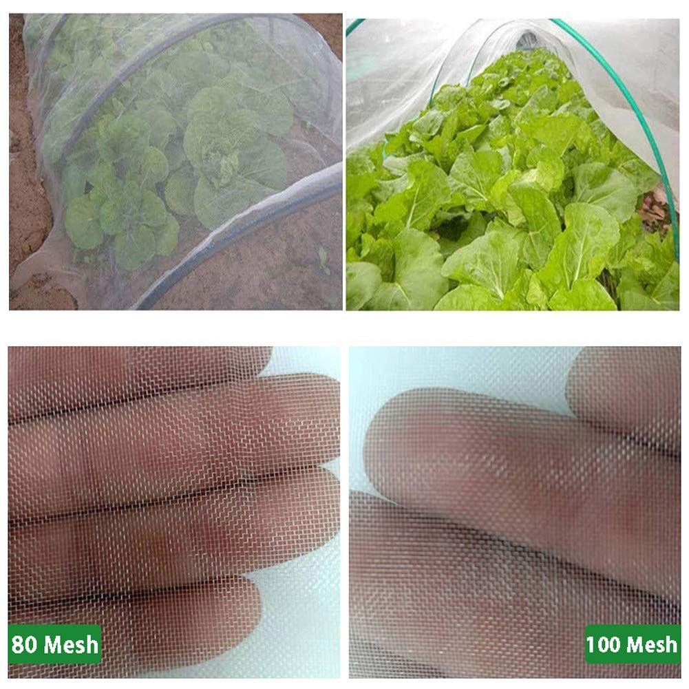 Filet anti-insectes de jardin en maille fine pour protéger les légumes, couverture durable contre les parasites, idéal pour les légumes et la protection des cultures
