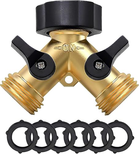 Manguera de agua calentada de 50 pies para divisor de manguera de jardín