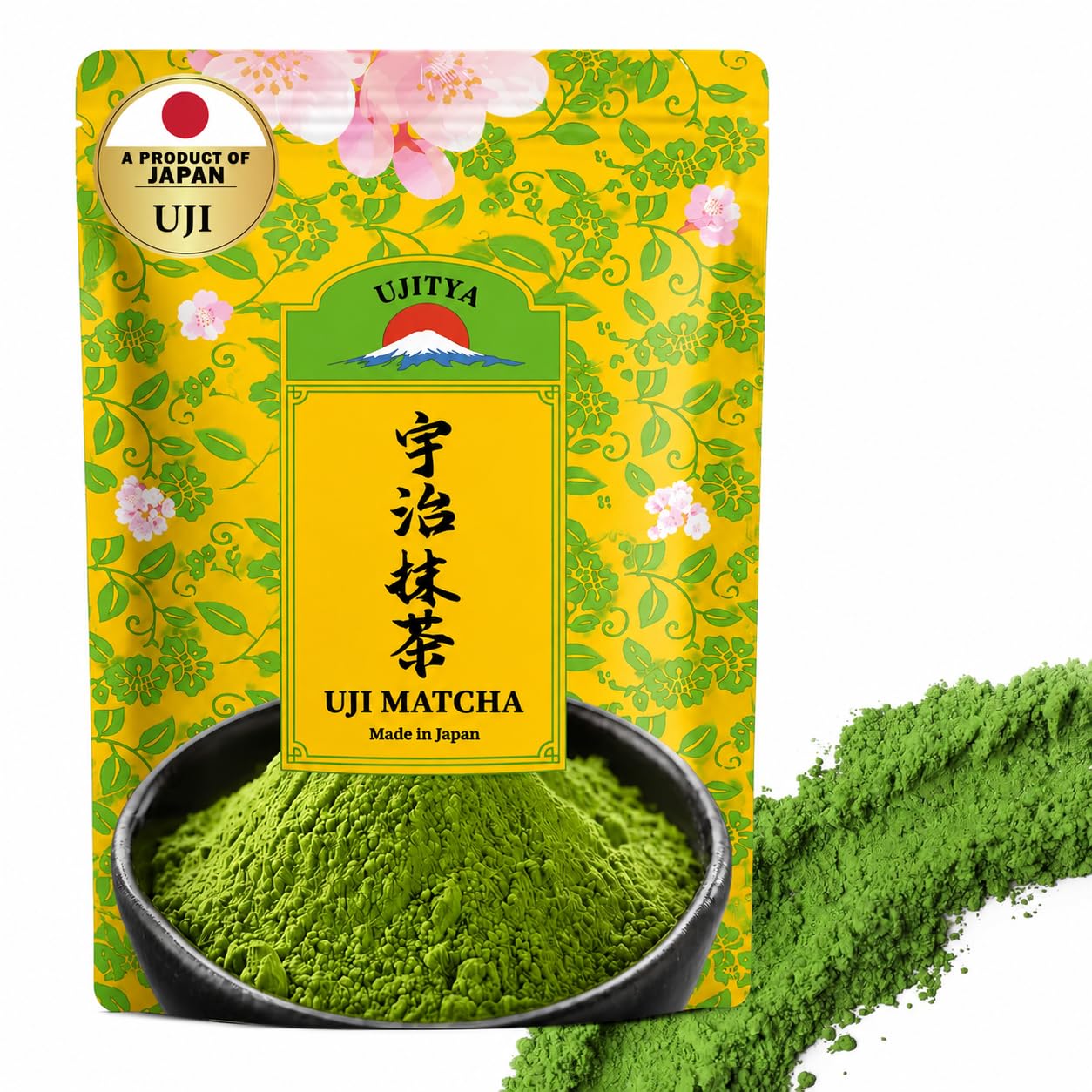 Amazon.com: Ceremonial Grade Uji Matcha Powder - Stone-Ground from