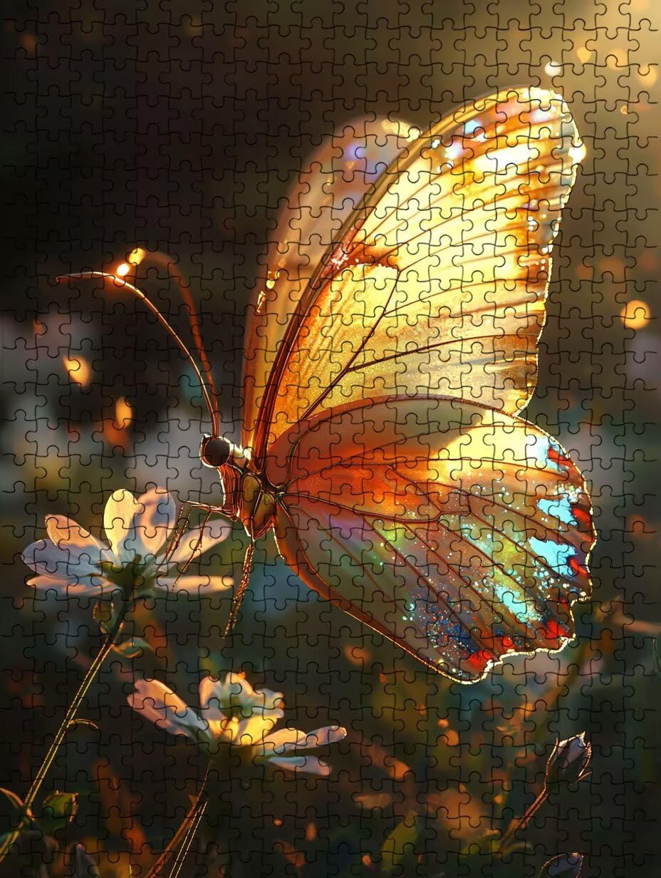 BXHZW2-434 Puzzle 6000 elementów dla dorosłych, kwiaty, motyle, puzzle 6000 elementów, klasyczne puzzle, złożone puzzle, gry rodzinne, dekoracja ścienna, prezenty