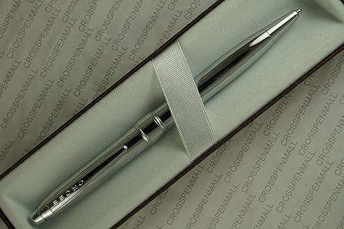 Miniatura 3 de Cross Stratford clásico con barril cromado extremadamente pulido, citas con banda media de ribete satinado con lápiz de plomo de 0.028 in