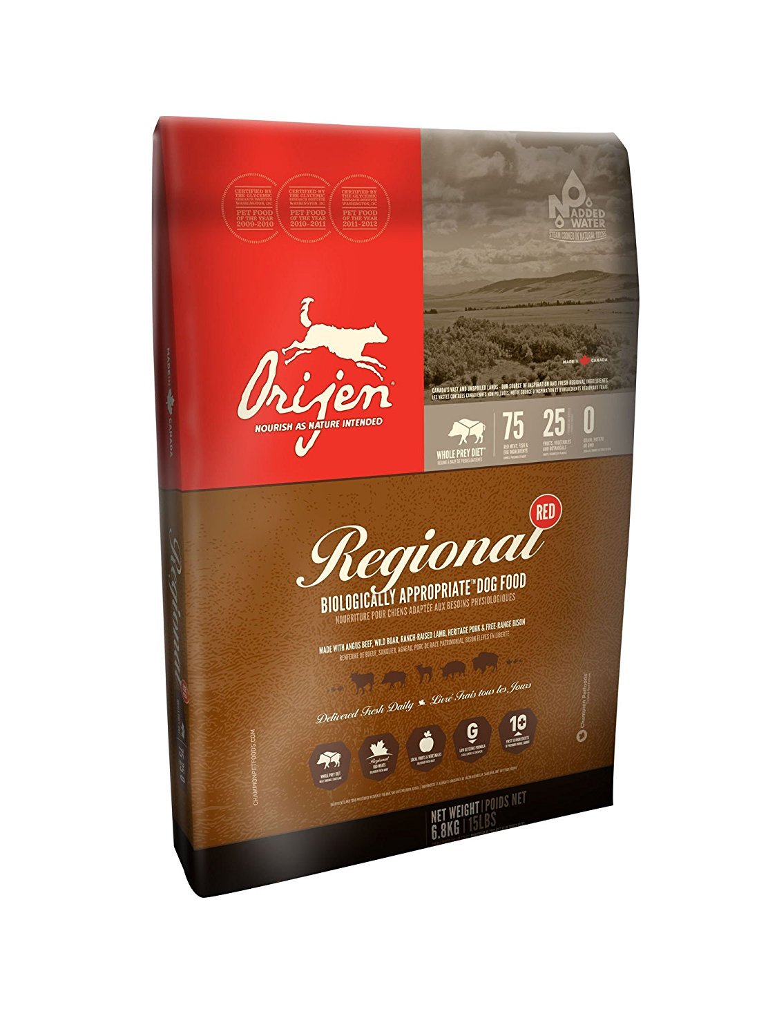 Orijen Regional Red Dog Food, 2.27 kg