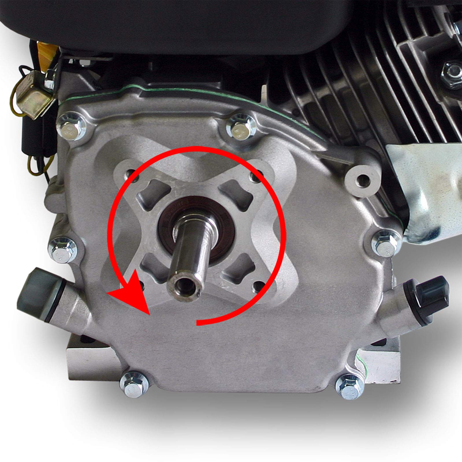 Wiltec LIFAN 168 F-2B Moteur essence – 380 x 360 x 260 mm – 4,8 kW (6,5 CV) – 196 ccm – 4 temps, Ø arbre 20 mm – capacité 3,6 L – OHV – Refroidi par air – Monocylindre Lanceur manuel – Kart Jardin