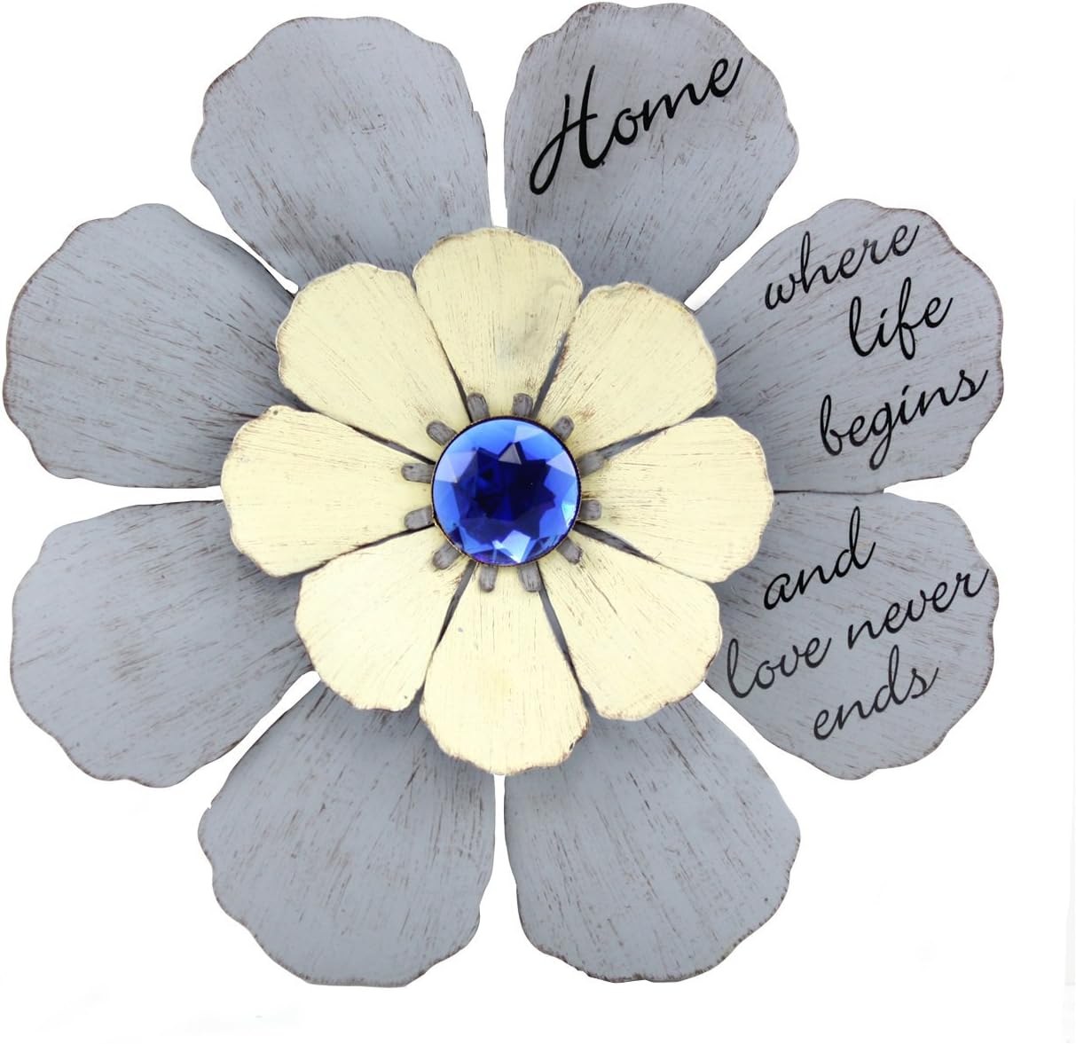 Fetco Home Decor Alder Wall Art Piece, Home Where Life