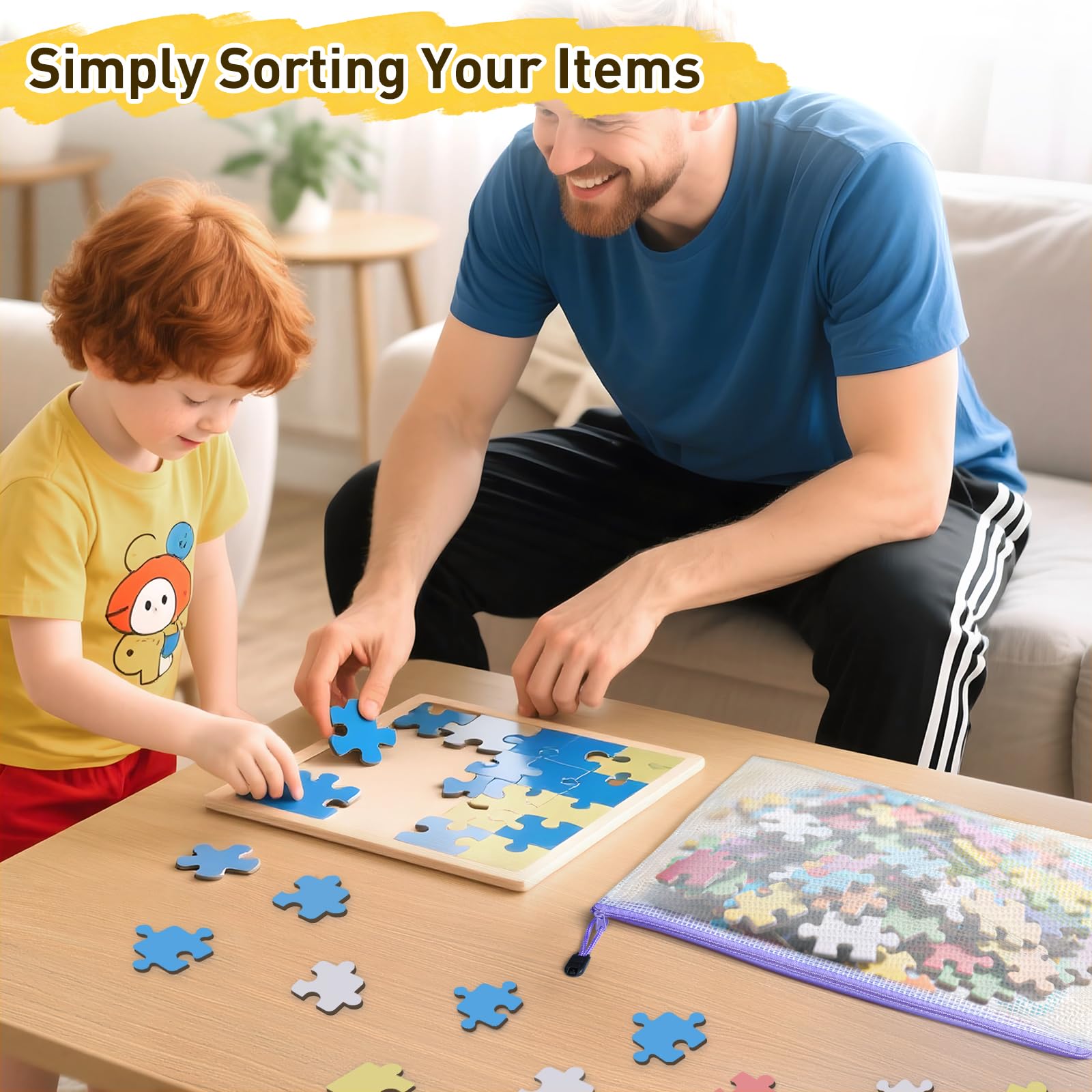 26pcs Mesh Zipper Pouch Bags 8 Sizes Plastic Zippered Storage Bags for Organizing Clear Pouches with Zipper Waterproof — view 7