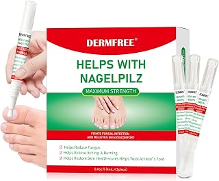 Toenail Fungus Treatment Extra Strength Nail Repair Pen for Thick Yellow Discolored Nails, Fast Acting Fungal Nail Renewal, Easy Apply Precision Brush, 3PCS
