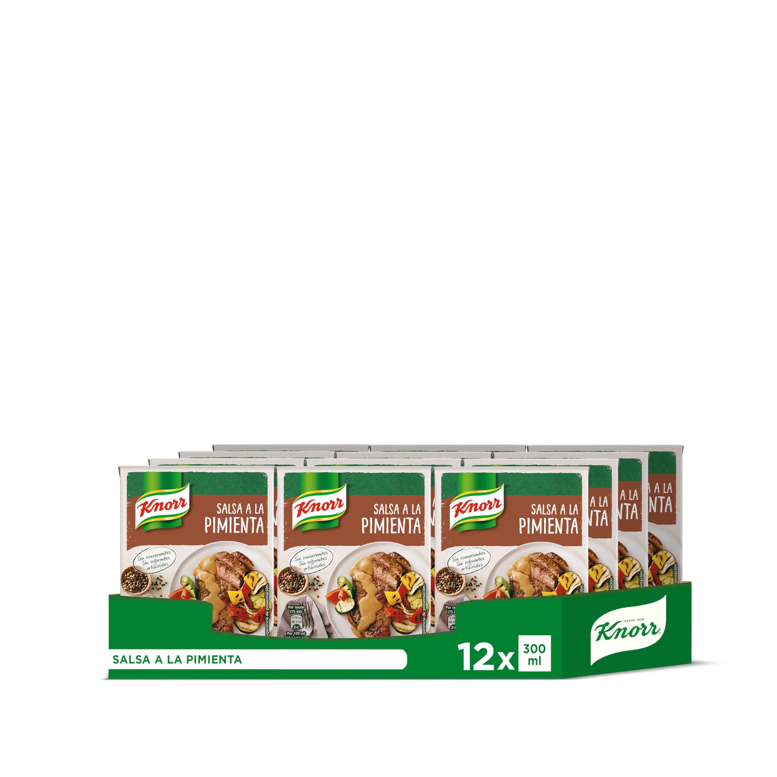 Knorr Salsa a la Pimienta 300ml Pack de 12