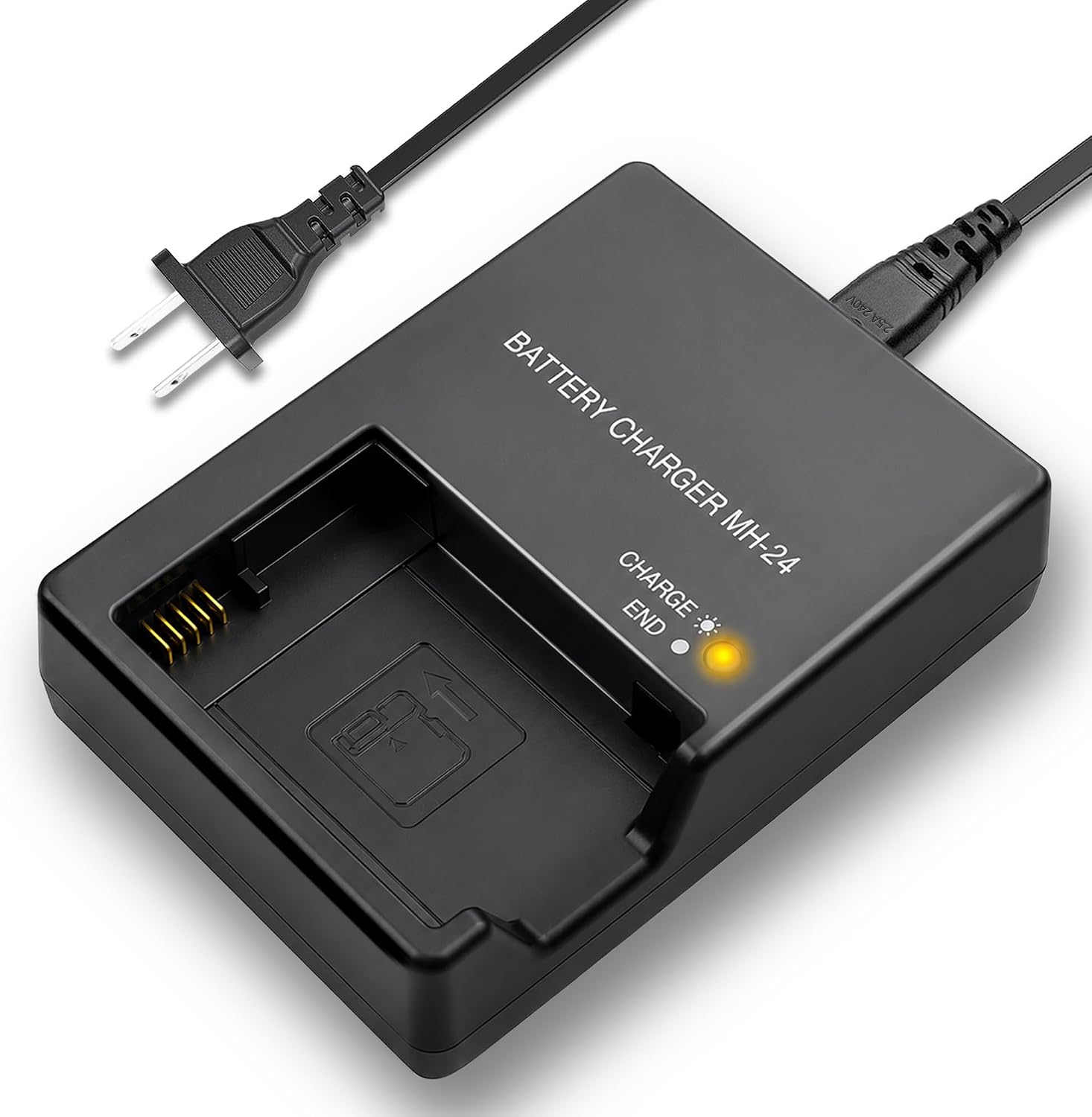MH-24 Charger Replacement for Nikon D5600, D3500, D5300, D3400, Smart Camera Battery Charger for EN-EL14 EN-EL14a, Fits D5500, D3300, D3200, D3100, D5200, D5100, Coolpix P7800