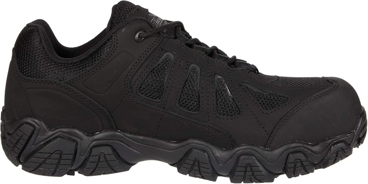 Miniatura 6 de Thorogood Crosstrex - Zapatos de trabajo impermeables con puntera de seguridad atlética para hombre, cuero ligero y malla de alta calidad con