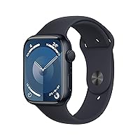 Apple Watch Series 9 GPS 45mm Smartwatch con cassa in alluminio color mezzanotte e