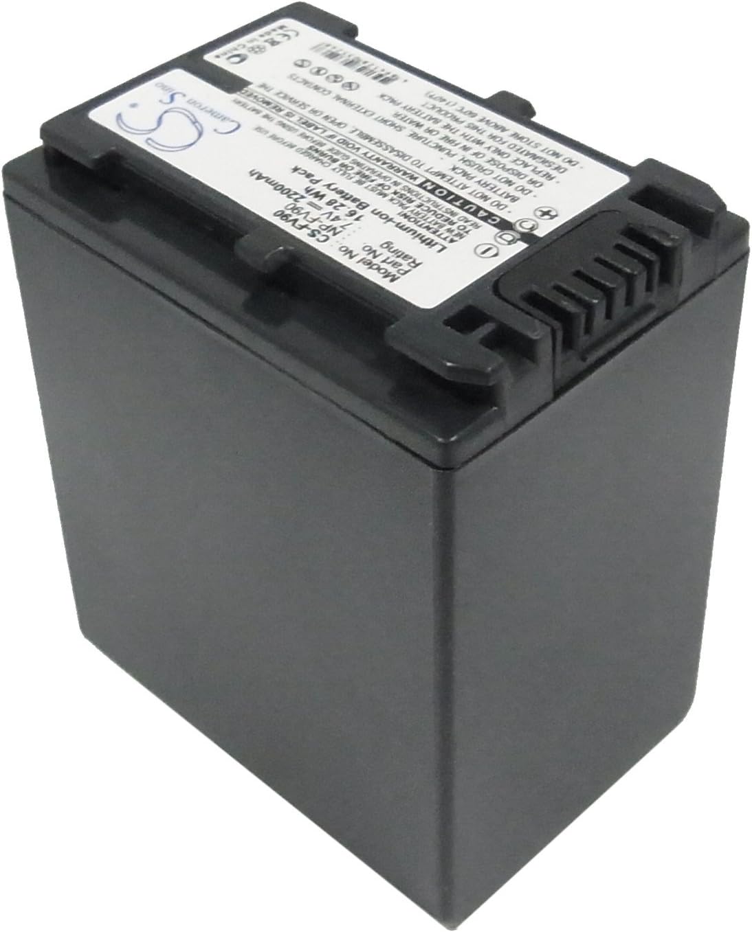 Cameron Sino CS New Replacement Battery for DCR-SR100, DCR-SR300, DCR-SR60, DCR-SR62, DCR-SR68, DCR-SR68E, HDR-TG5/E, HDR-UX5, HDR-UX7, HDR-XR150 (2200mAh) NP-FV90
