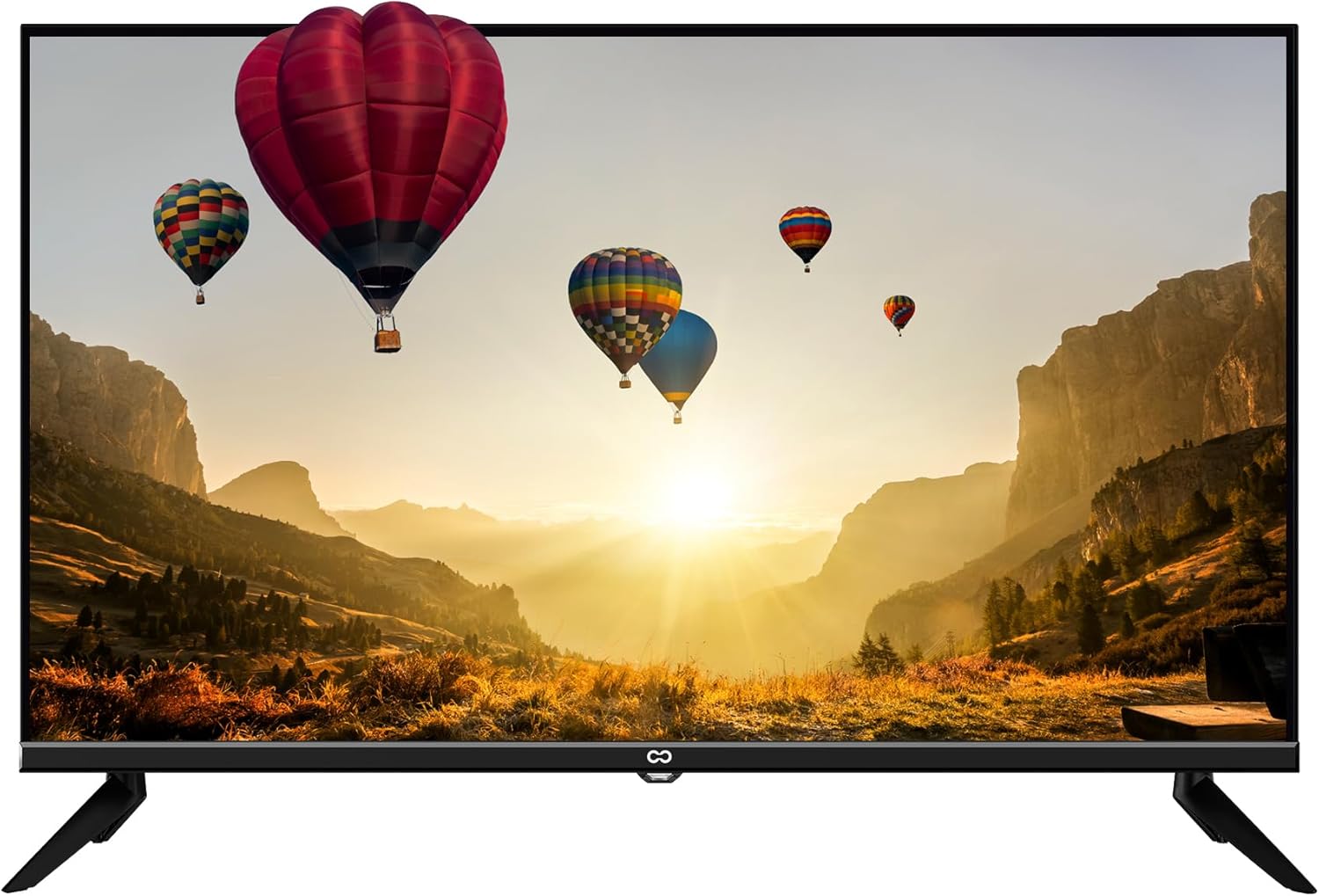 continuus 32-inch TV | CT-3290, 1080p Small Flat Screen HD LED Non-Smart TV with HDMI, USB, VGA, & Headphone - Compatible with Amazon Fire, Apple TV & ROKU Stick | 2024 Model