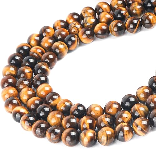 Miniatura 9 de 100 cuentas de piedras preciosas naturales de hematita negra de 0.315 pulgadas para hacer joyas, cuentas redondas sueltas de piedra para pulseras y