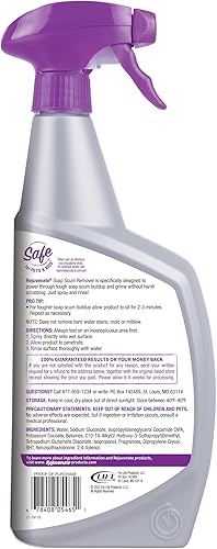 Miniatura 10 de Rejuvenate Limpiador de puerta de vidrio para ducha, sin exfoliantes, funciona en azulejos de cerámica, cromo, plástico y más (2 botellas x 24 onzas)