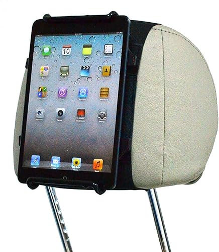 Miniatura 6 de TFY Soporte universal para reposacabezas de automóvil, compatible con tabletas de 7 a 11 pulgadas, iPad, Samsung Galaxy Tab & Note, correa