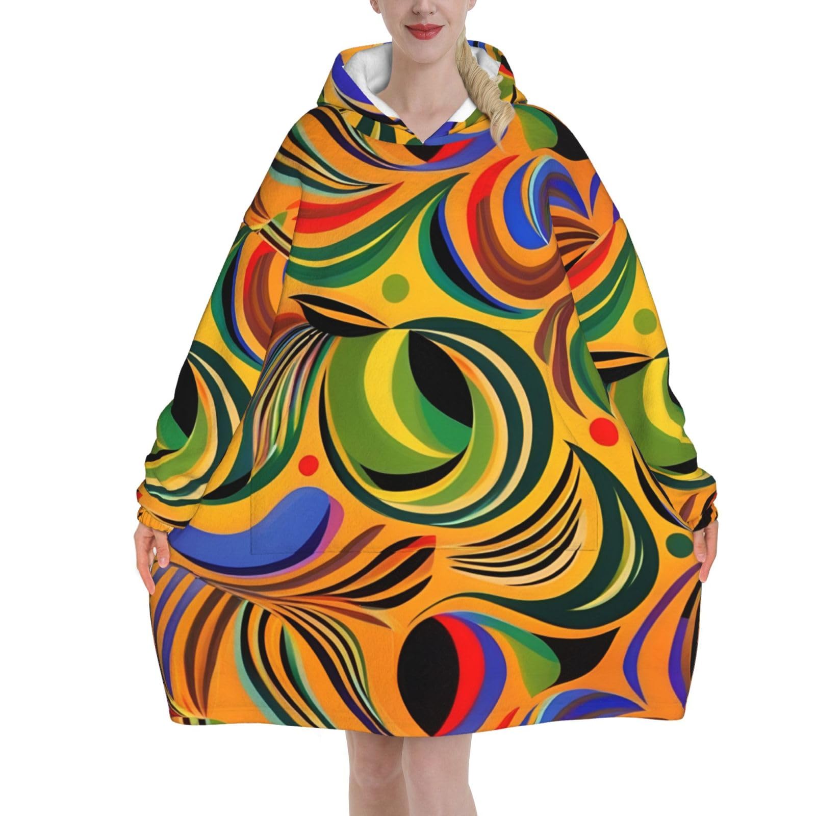 Couverture à capuche surdimensionnée pour vos soirées cocooning d'hiver - 8