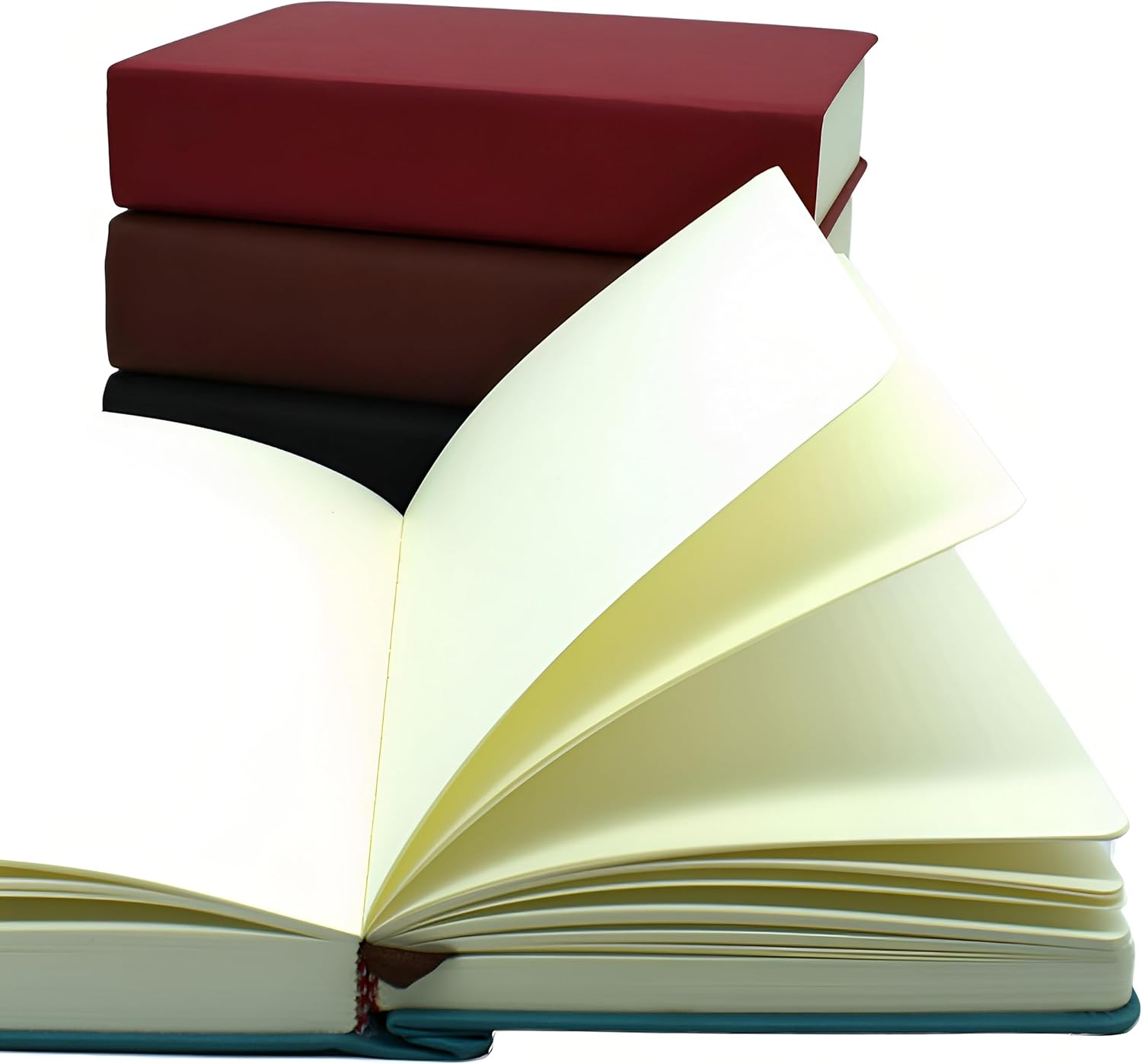 Thick Sketchbook 660 Pages Notebook Soft Faux Leather Cover Journal 80GSM Paper Notepad Drawing Book Memo Writing Sketch Pad Diary Notebook - Image 6