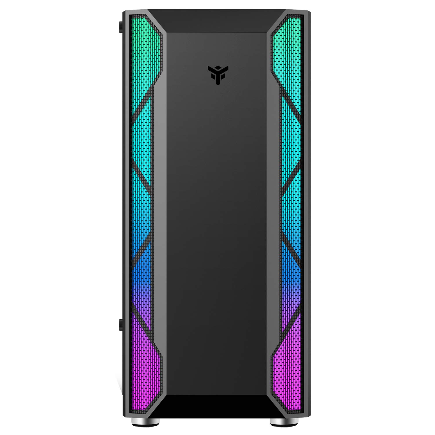 Itek Case Itek VERTIBRA X210 - Gaming Middle Tower, 12cm ARGB fan, 2xUSB3, Side Panel Temp Glass