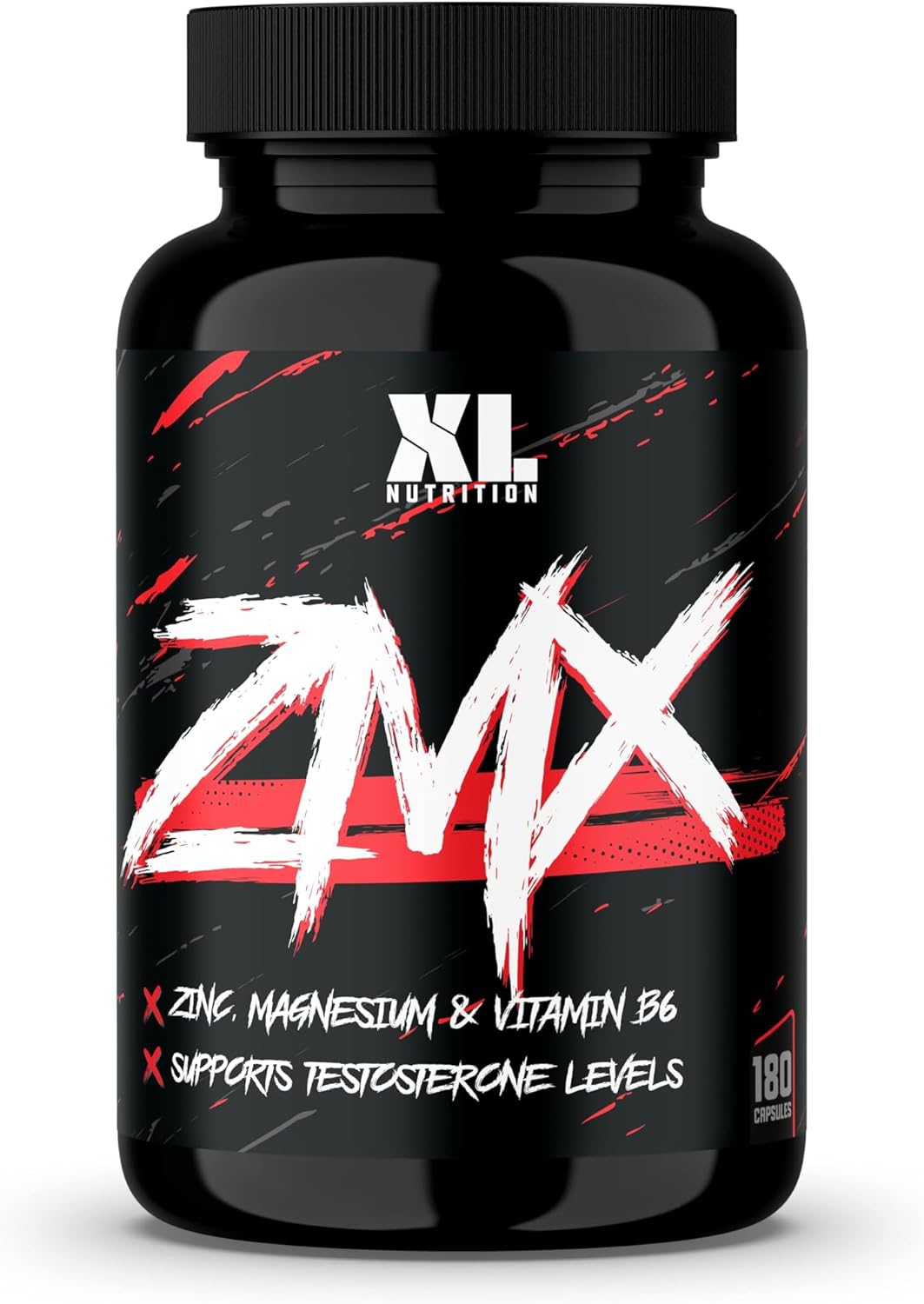 ZMX | Zinc Magnesium and Vitamin B6 | Supports Testosterone Levels | Pre Bed | Improve Sleep Quality | 60 Servings | 180 Caps