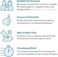 Vista 3 de bite away - El tratamiento electrónico original para picaduras de insectos para picaduras de mosquitos, fabricado en Alemania. Sin productos