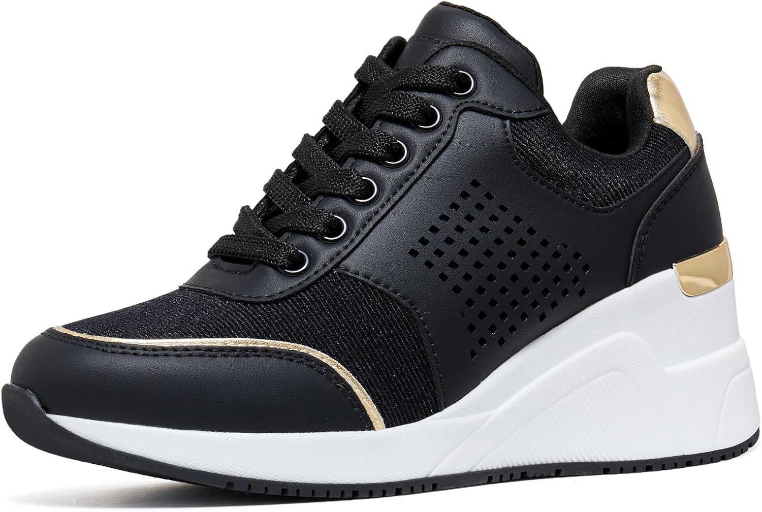Cestfini Wedge Sneakers for Women – Wedge Tennis Shoes Non-Slip Women Fashion Sneakers
