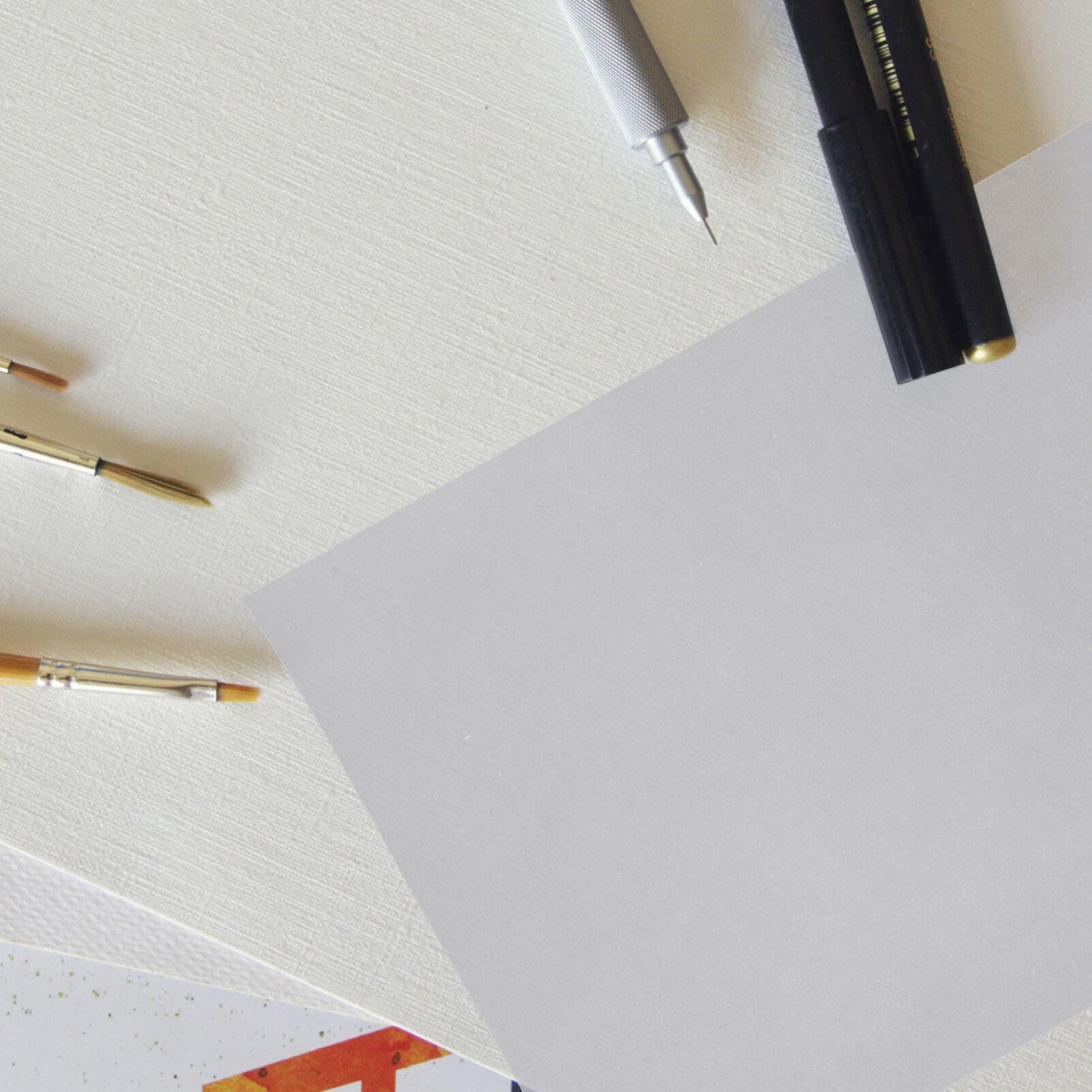 Papier Calque Translucide A4 Blanc, Bloc de 100 Feuilles pour Impression