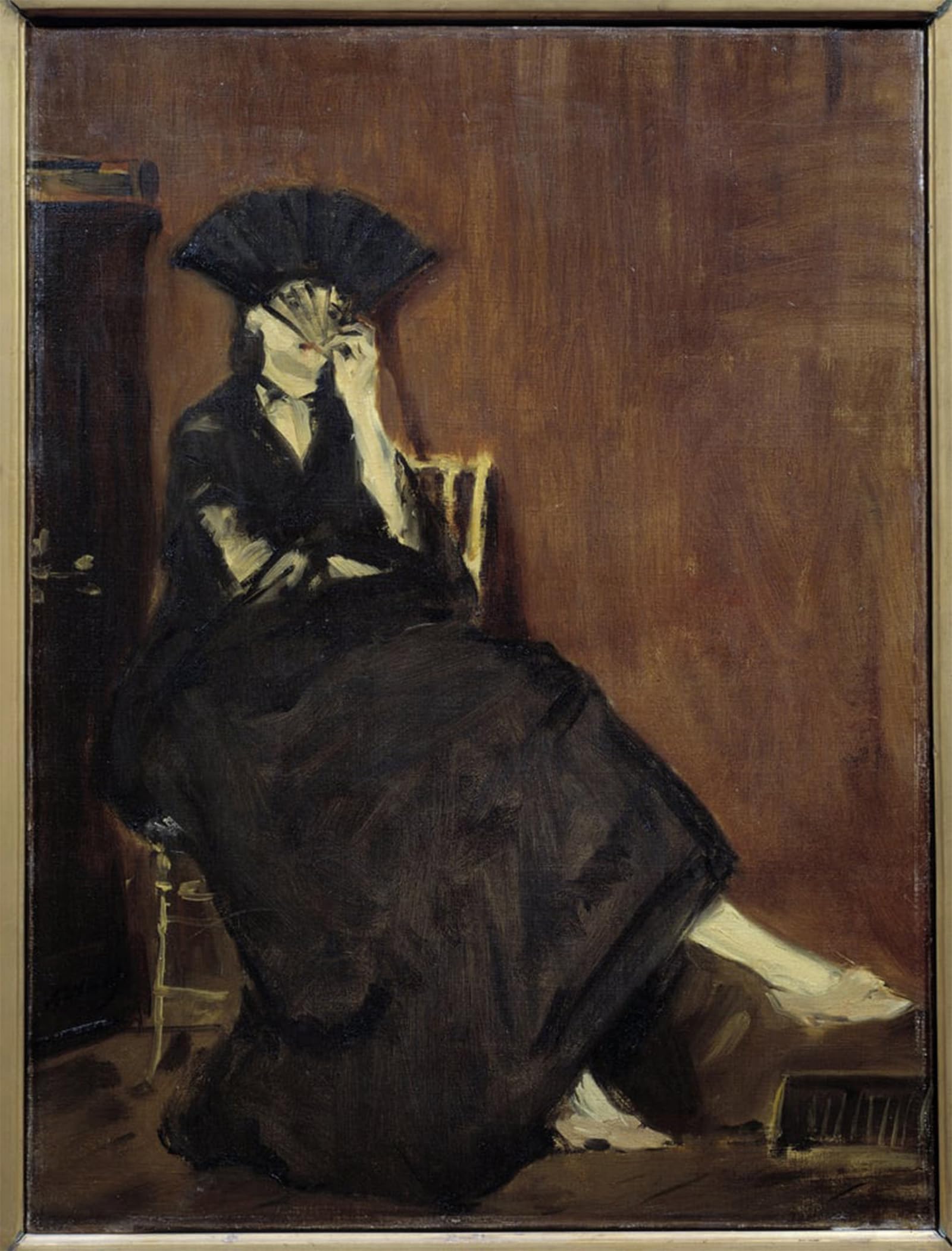 Serendipitp No Frame Vintage Picture Print On Canvas Wall Art Poster Portrait Of The Painter Berthe Morisot By Edouard Manet Artwork Print Poster For Wall Decor 60X90cm