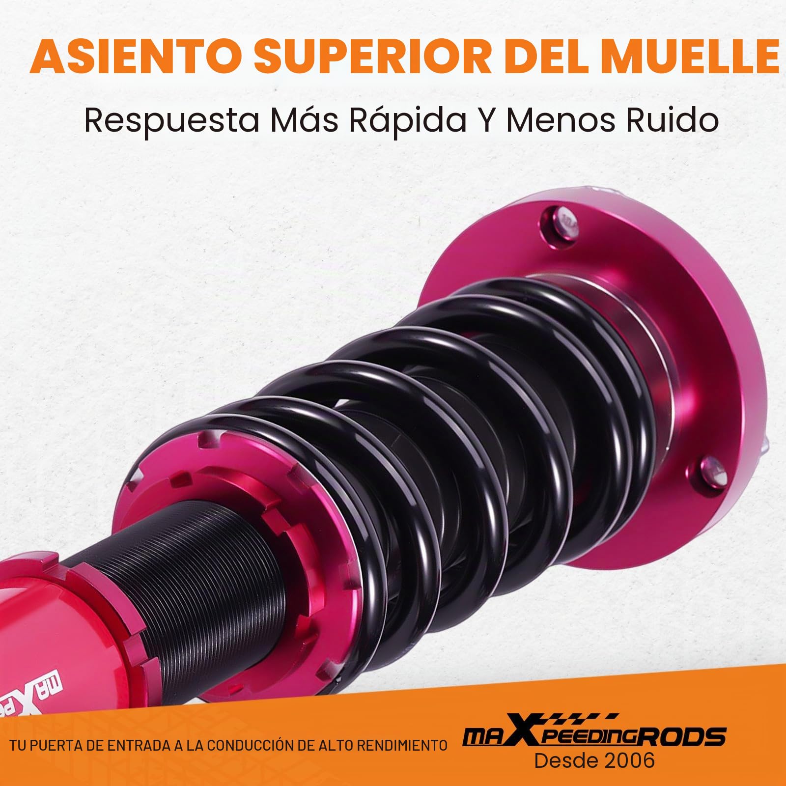 maXpeedingrods Amortiguadores Suspensión para BMW E46 3 Serie Sedán Coupe Touring 1998-2005