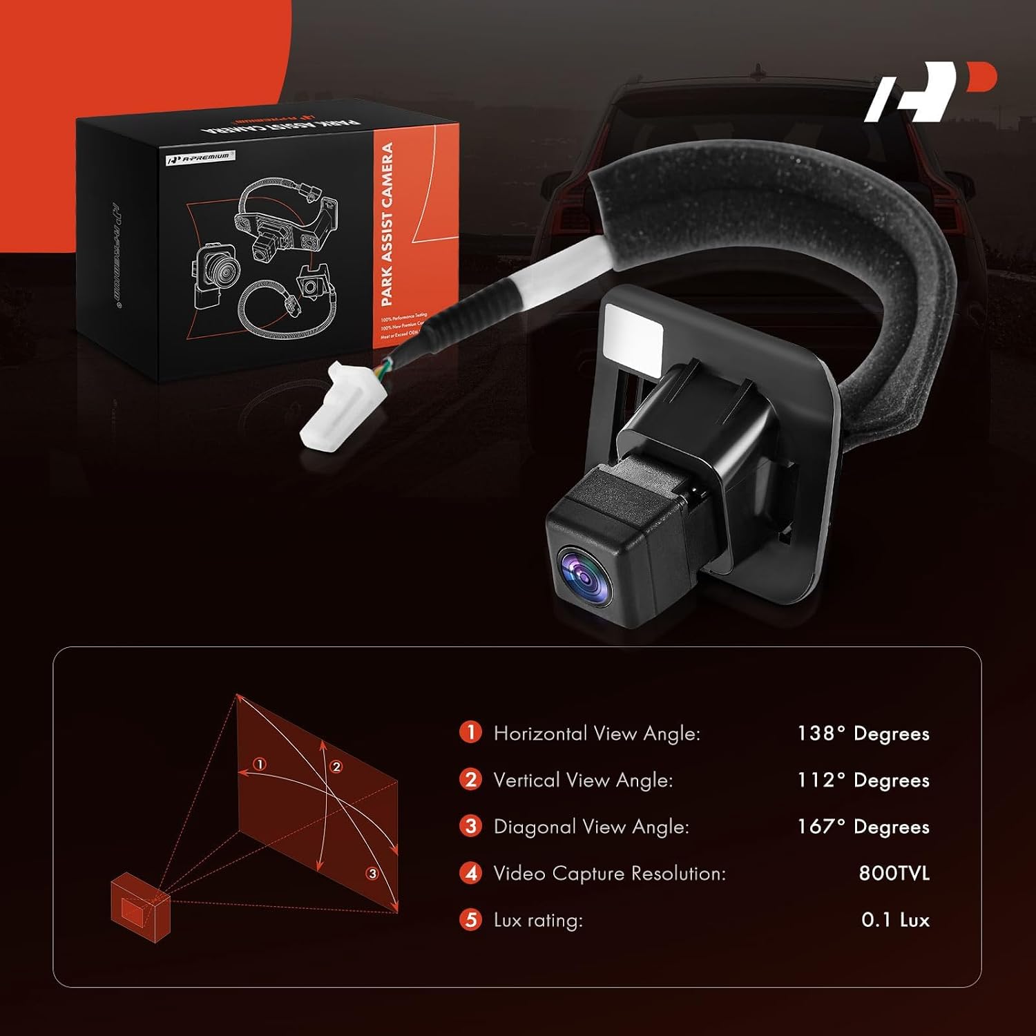 A-Premium Rear View Backup Camera Compatible with Nissan image 2
