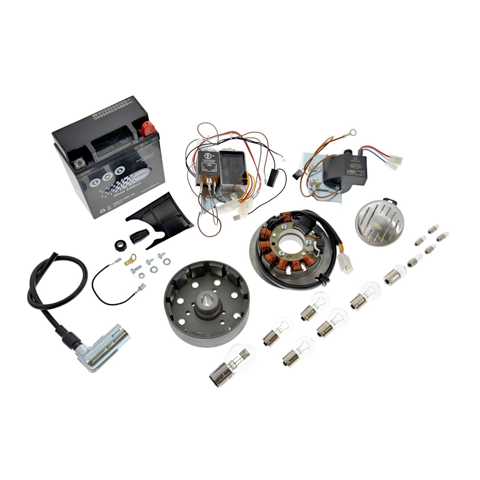 s51 vape Simson Vape Zündanlage M-G S51 Komplett Set mit wartungsfreie 12V 5Ah  Batterie (incl. 7,50 EUR Batteriepfand), Hupe, Kugellampen : Amazon.de:  Auto & Motorrad