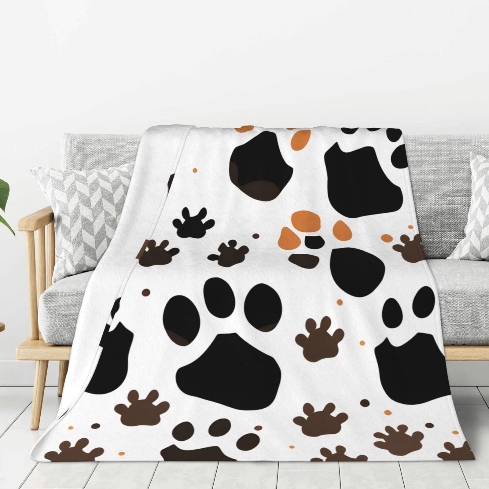 Couverture épaisse contre le froid pour lit et canapé, grand plaid doux à motif
