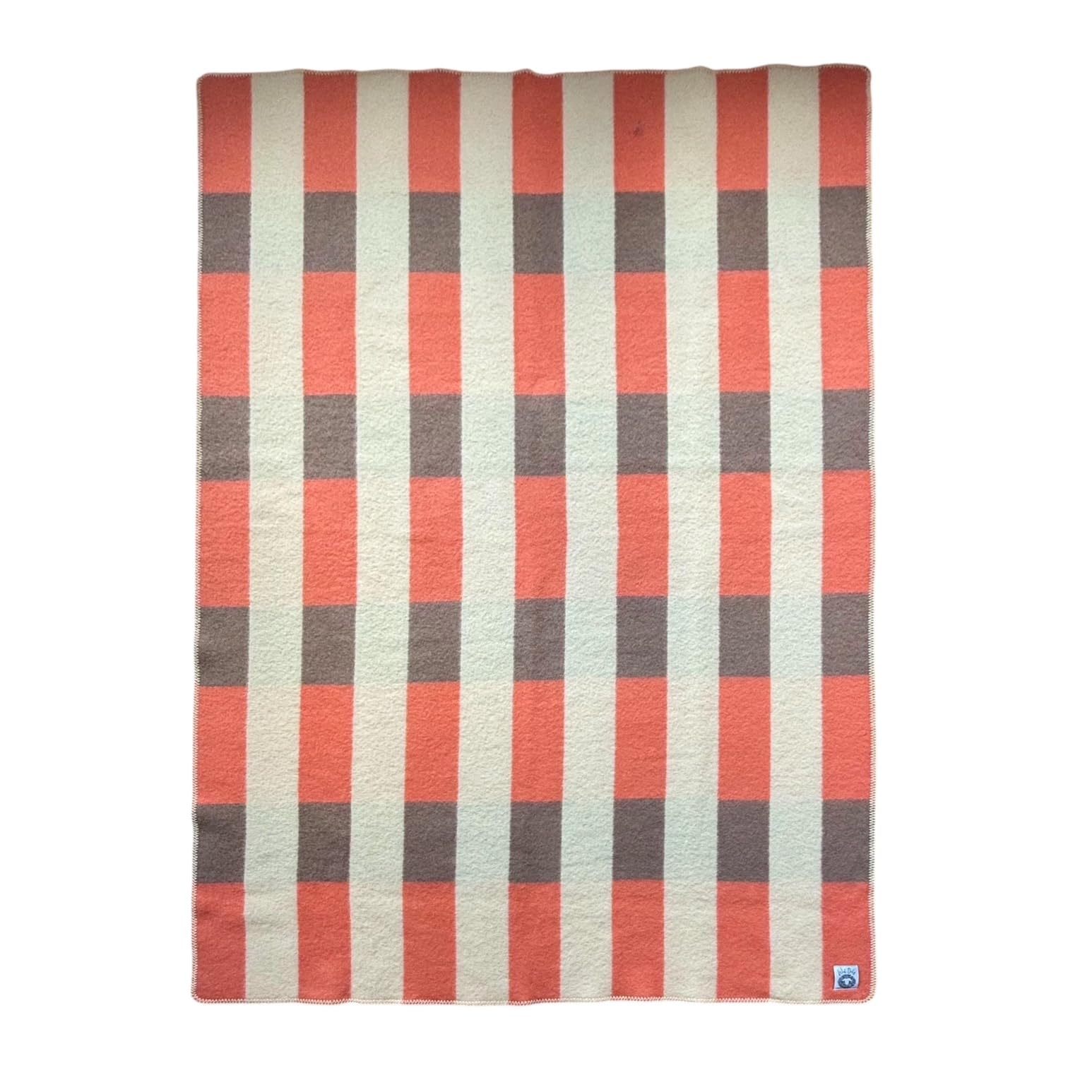 Plaid en laine norvégienne JOWOLLINA 140x205cm d'une douceur d'exception