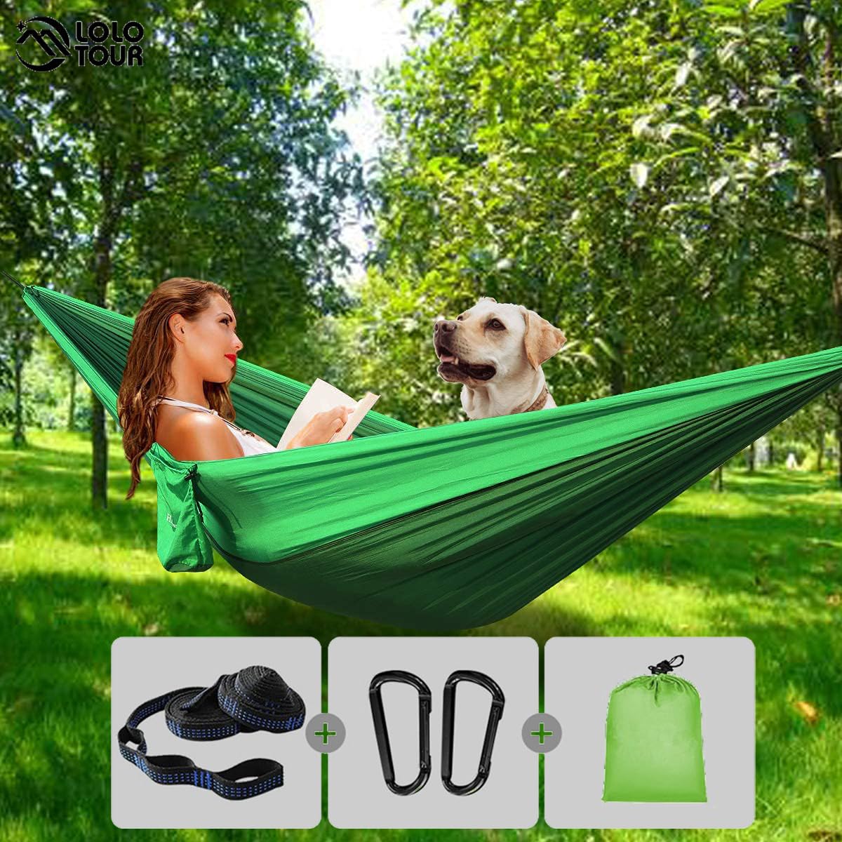 Hängematte 320 * 200 cm große Hängematte for 2–3 Personen, for Aufhängen, Schlafen, Camping, Fallschirm-Hängematte, Stuhl, Gartenschaukel for Reisen 
