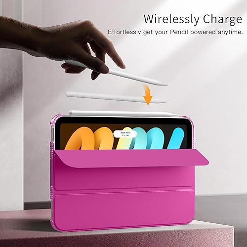 Miniatura 226 de MoKo Funda para iPad mini 7 (A17 Pro) Generation Case 2024, iPad mini 6 2021, funda delgada y ligera de 8.3 pulgadas de carcasa de policarbonato