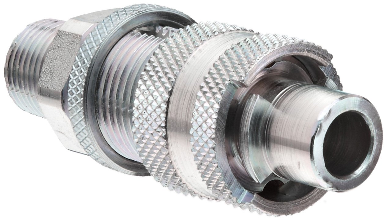 Dixon QM66 Plated Steel DixLock Quick Acting Air Hose Fitting, 1/2