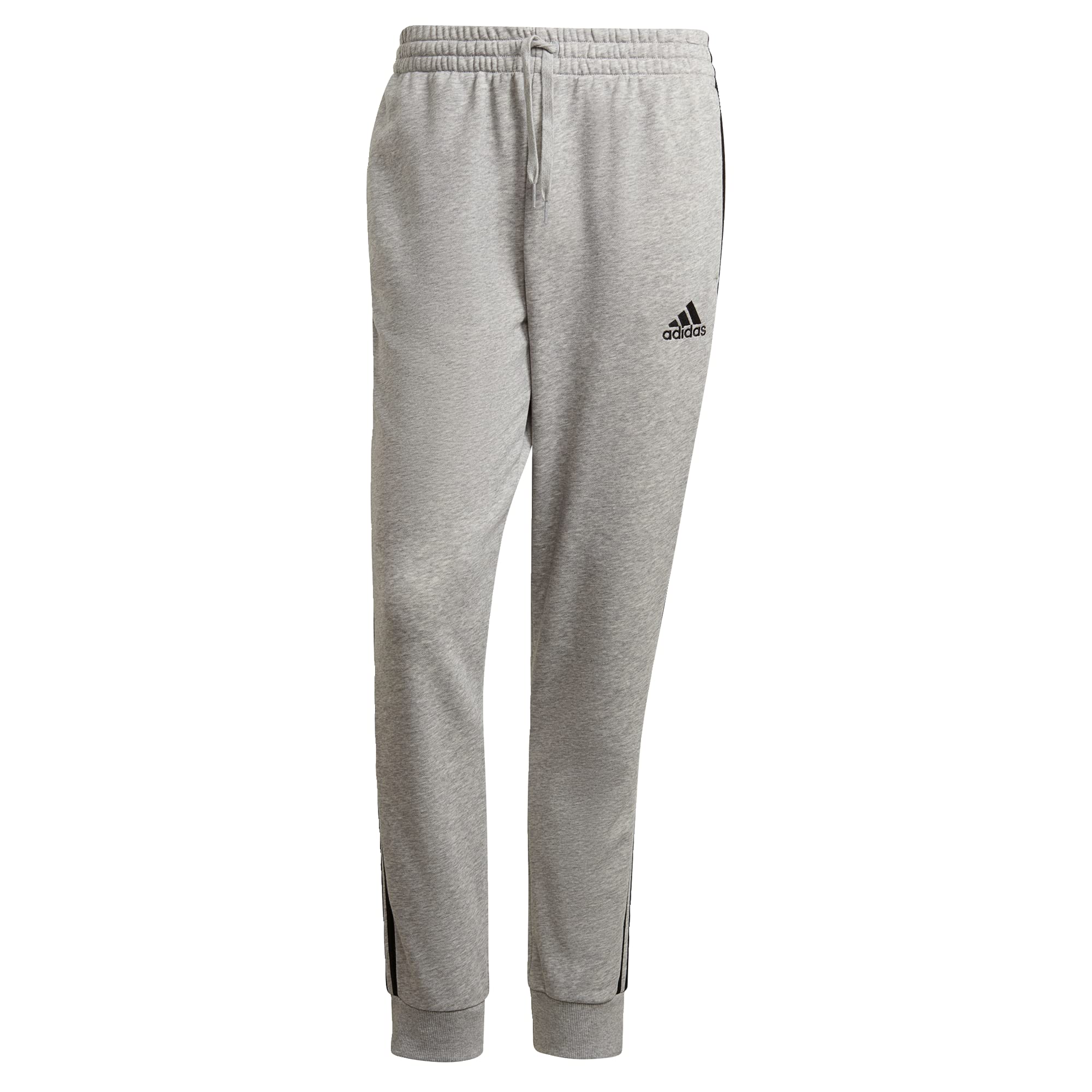 adidas Męskie spodnie Essentials French Terry ze zwężanymi mankietami z 3 paskami