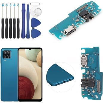 RongZy Charging Port Compatible with Samsung Galaxy A12 USB Dock Connector for Samsung Galaxy A12 A125F Flex Cable Charging Port Charging Port Replacement
