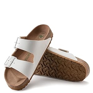 Amazon.com: Birkenstock 1022376340 Arzizona V White Bb N 40