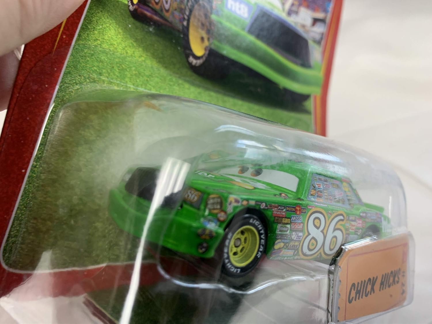 Green Chick Hicks 1:55 Scale Supercharged Edition Background Card